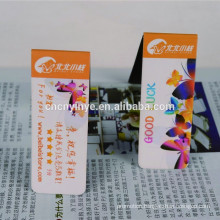 Fashion customized cute make paper bookmark for promotion